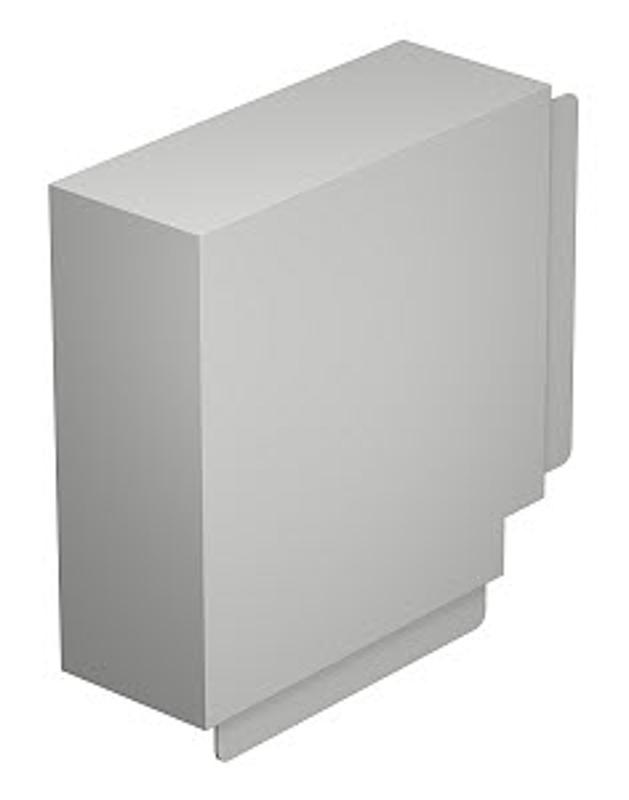 Крышка плоского угла кабельного канала WDK 100x230 мм (ПВХ,светло-серый) (WDK HF100230LGR) | 6183573 | OBO Bettermann — миниатюра 2