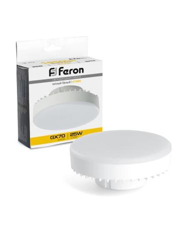 Лампа cветодиодная, (25W) 230V GX70 2700K, LB-474 | 38268 | FERON — Feron