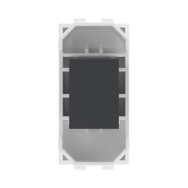 Компьютерная розетка RJ-45. кат.5E (разъем AMP). белая. 1мод. Brava | 76646B | DKC — миниатюра 3