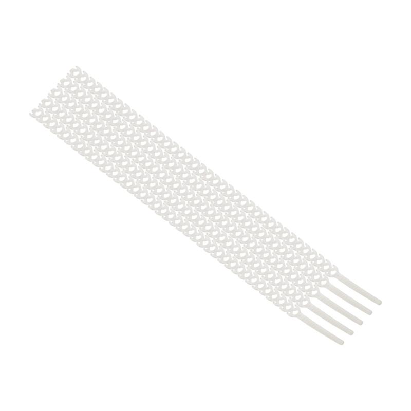 Хомут гибкий (20 шт.) белый FlexSTRAP | plc-fs-wr | EKF — миниатюра 2
