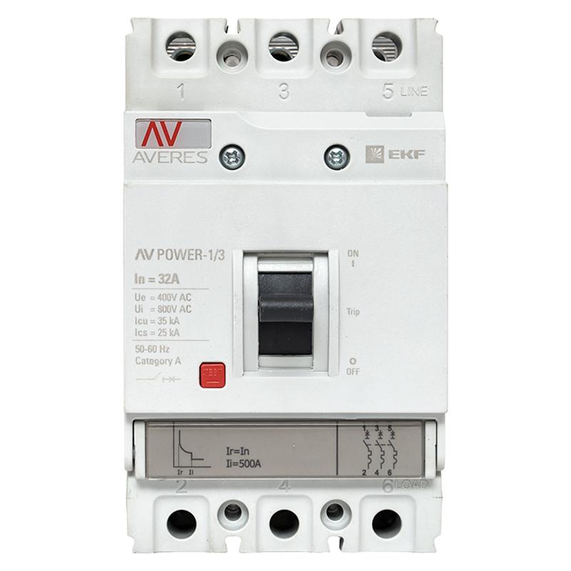 Выключатель автоматический AV POWER-1/3 32А 35kA TR | mccb-13-32-TR-av | EKF — миниатюра 8