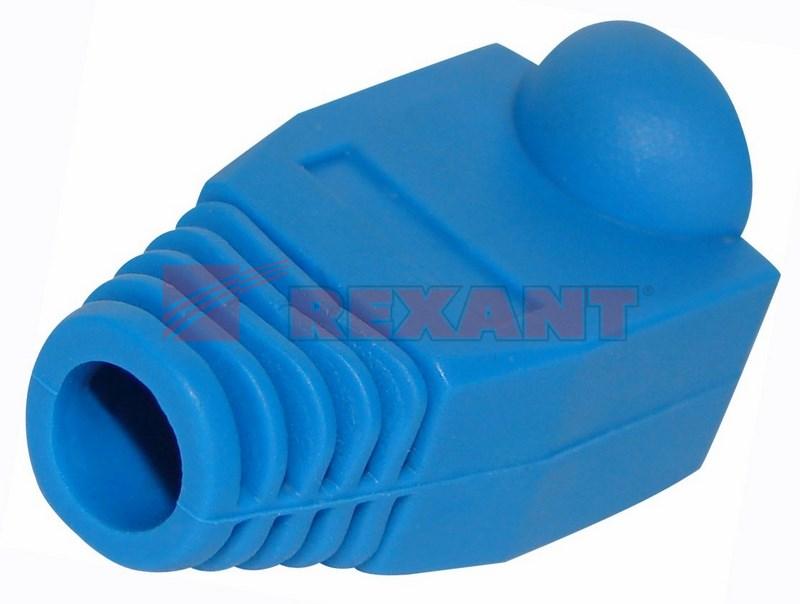 Колпачок  RJ-45  синий | 05-1209 | REXANT — миниатюра 2
