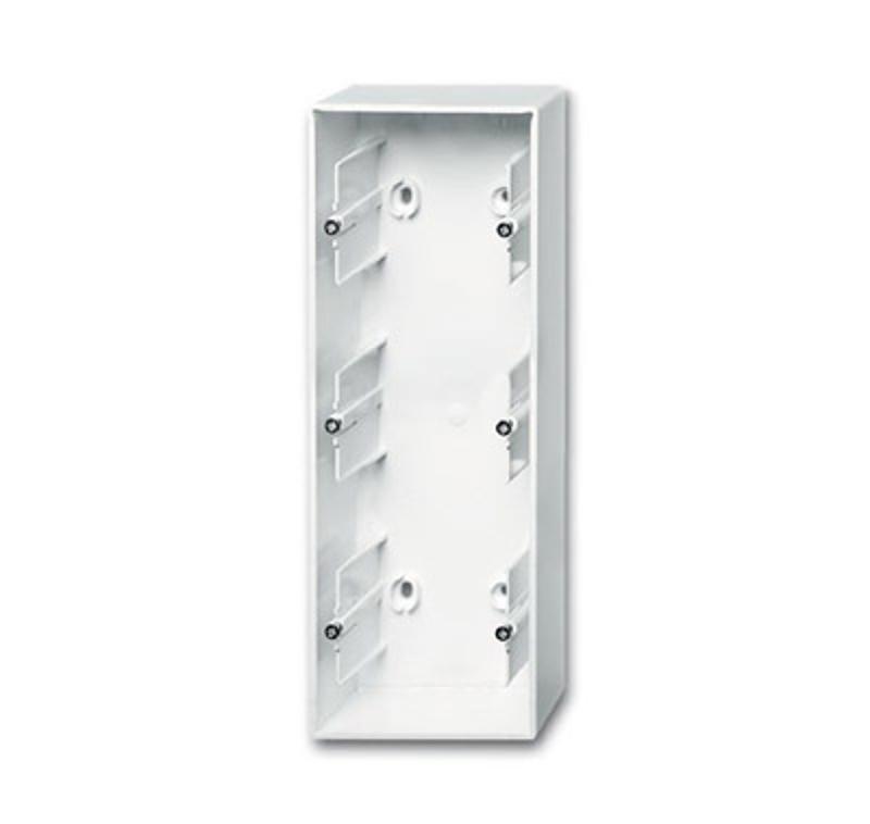 ABB Basic 55 Альп. белый Коробка для открытого монтажа, 3-постовая | 1799-0-0976  | 2CKA001799A0976 | ABB — ABB
