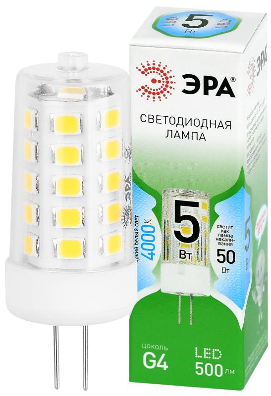 Лампа светодиодная  GREEN LINE LED G4-JC-5W-840-12V GL G4 5Вт капсула яркий белый свет | Б0067173 | ЭРА — ЭРА (Энергия света)