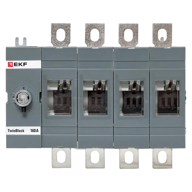 Рубильник 160A 4P без рукоятки управления TwinBlock | tb-s-160-4p | EKF — миниатюра 3