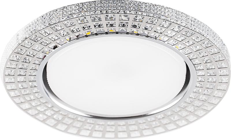 Светильник потолочный встраиваемый под лампу GX53 CD4028 20LED*2835 SMD 4000K, 15W GX53, без лампы, прозрачный, хром | 32651 | FERON — Feron