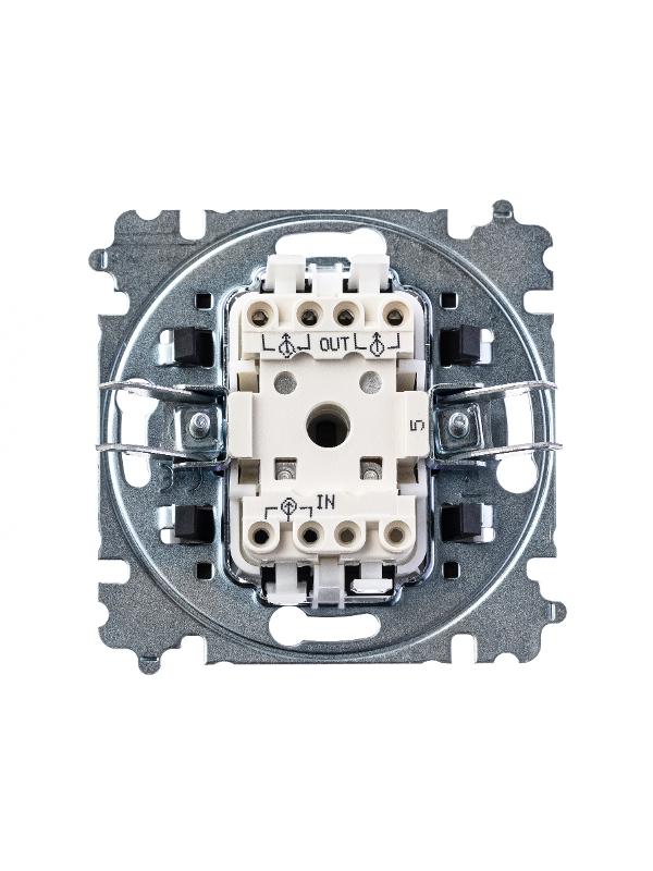 ABB Levit Кофе макиато / белый Выключатель 2-кл. | 3559H-A05445 18W | 2CHH590545A6018 | ABB — миниатюра 5