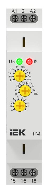 Реле времени многофункц. TM 1 конт. 230В AC | CTR-430-TM-1-10D-A230-C00 | IEK — миниатюра 2