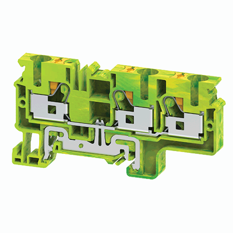 Клемма заземляющая push-in OptiClip CPG-10-TRIPLET-PE-I-(0,5-10)-PEN | 331861 | КЭАЗ — КЭАЗ (Курский электроаппаратный завод)