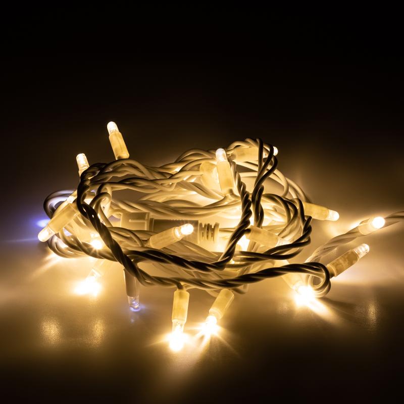 Гирлянда светодиодная нить ERAPS-WK3 белый каучук 3 м тёплый свет 30 LED, IP65 | Б0056014 | ЭРА — ЭРА (Энергия света)