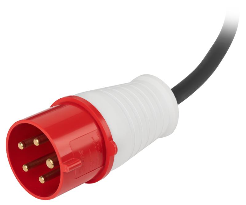 Удлинитель силовой IND380-RM-3e-5x2,5-50m-IP44 380В на катушке 3 розетки 1xCEE 5P/2xSCHUKO 50м КГ 5х2,5 32А IP44 | Б0057311 | ЭРА — миниатюра 3