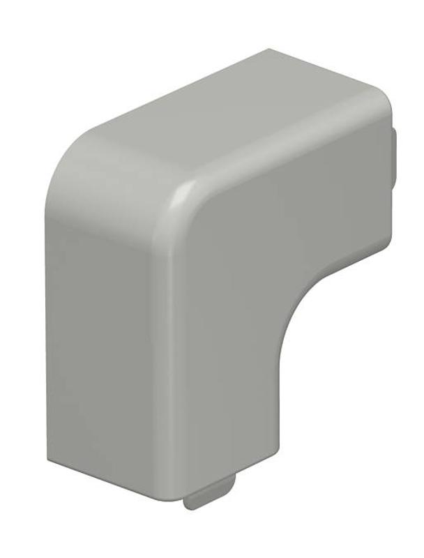 Крышка плоского угла кабельного канала WDK 20x20 мм (ПВХ,серый) (WDK HF20020GR) | 6158587 | OBO Bettermann — OBO Bettermann