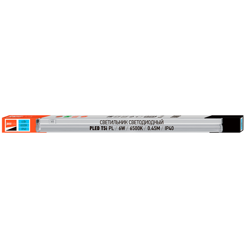 Светильник светодиодный линейный ДПО PLED T5i PL 450 6Вт 6500К IP40 опал | 1036278 | Jazzway — миниатюра 6