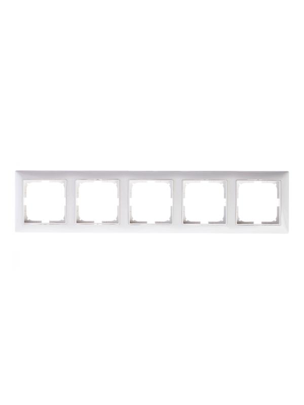 ABB Basic 55 Альп. белый Рамка 5-ая | 1725-0-1483  | 2CKA001725A1483 | ABB — миниатюра 2