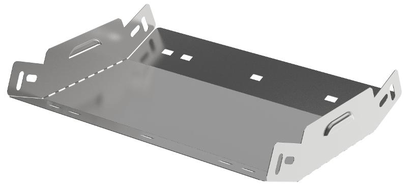 ESCA 3 Поворот верт. внутр. 45град 50х300-0,6 | ES3-PN-45-050-300-06 | IEK — миниатюра 1