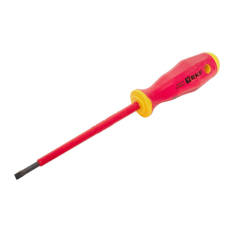 Отвертка Professional SL4х0.8 мм VDE 1000В |sl-4-0.8-pro-in|EKF — миниатюра 7