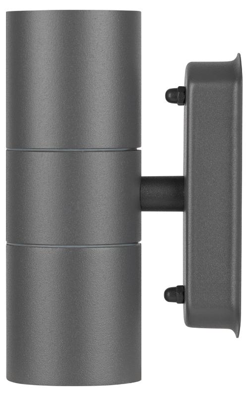 Декоративная подсветка WL28 GY 2*GU10 MAX35W IP54 серый | Б0034633 | ЭРА — миниатюра 5