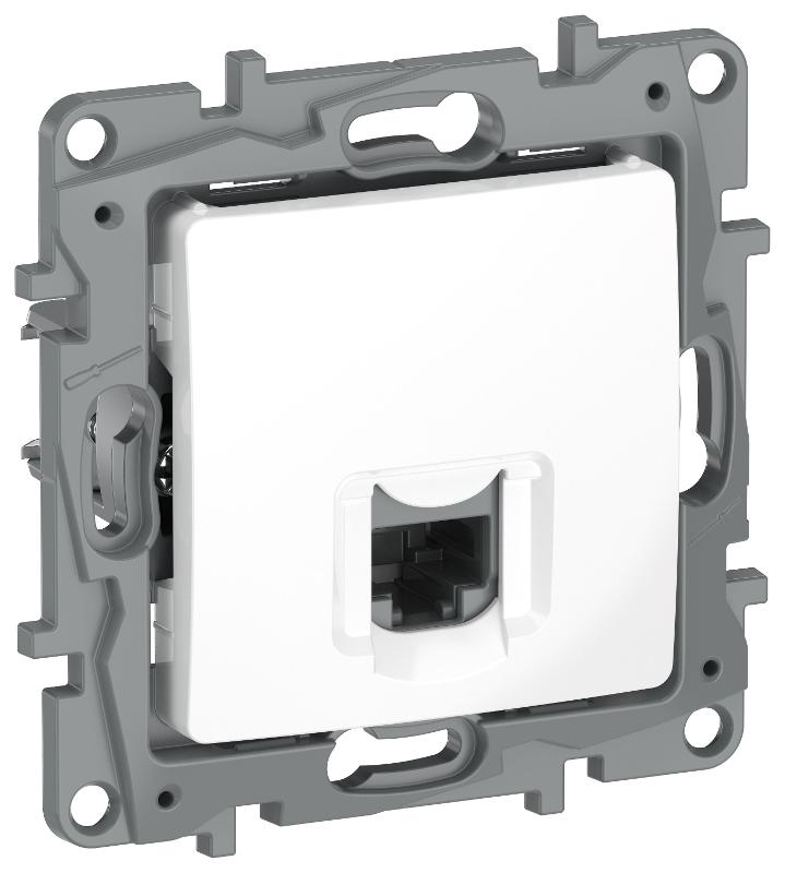 Etika Белый Розетка компьютерная RJ45 кат.5Е UTP  | 6722411 | IEK — IEK (ИЭК)