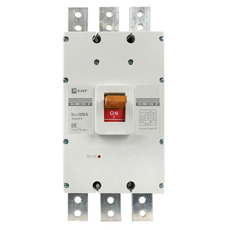 Выключатель автоматический ВА-99М  1250/1250А 3P 35кА EKF Basic | mccb99-1250-1250m | EKF — миниатюра 4