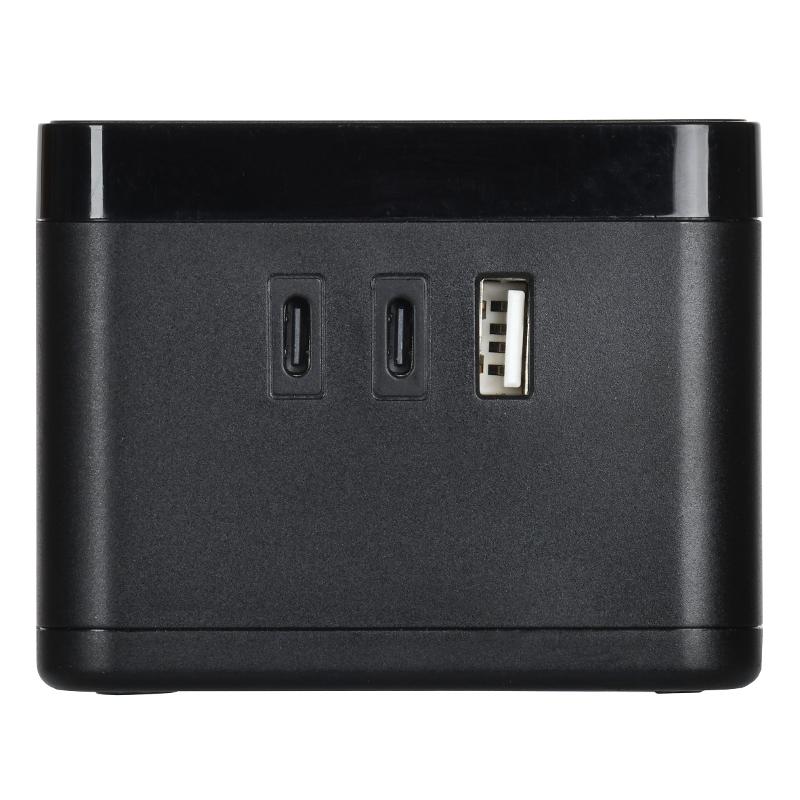 DOMINIC Удлинитель Qi10Вт У02К 1,3м 3х1мм2 USB A+C чер | DN-YP31-16-02-01-ZKU-K02 | IEK — миниатюра 3