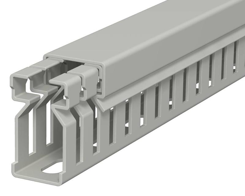 Распределительный кабельный канал LK4 30x15x2000 мм (ПВХ,серый) (LK4 30015) | 6178003 | OBO Bettermann — OBO Bettermann