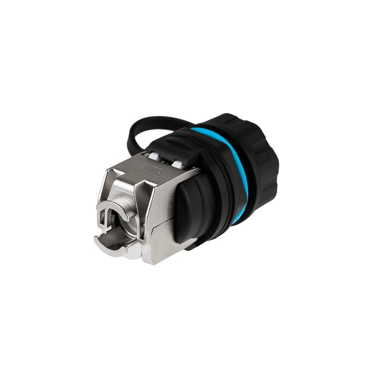 Индустриальный соединительный модуль, RJ-45(8P8C), FTP, CAT 6, IP68 | 02-0284 | REXANT — REXANT
