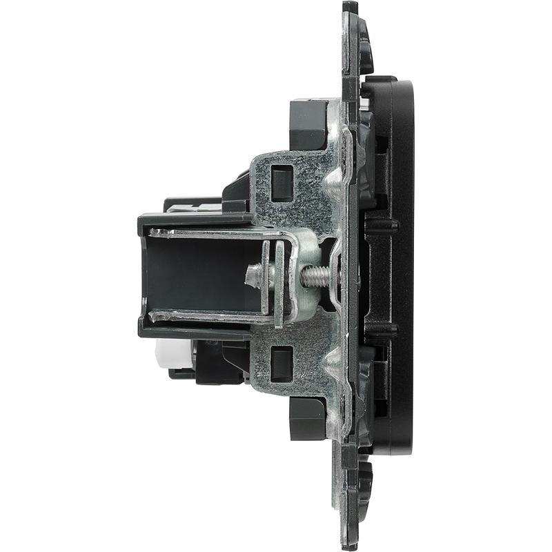 Valena ALLURE DIY Антрацит Розетка комп(RJ45) 1-ая 5 кат UTP — миниатюра 6