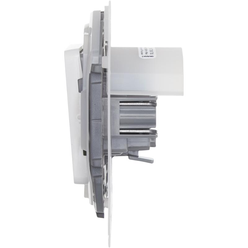 Inspiria Белый Переключатель 1-клавишный С/У без рамки IP44 — миниатюра 7
