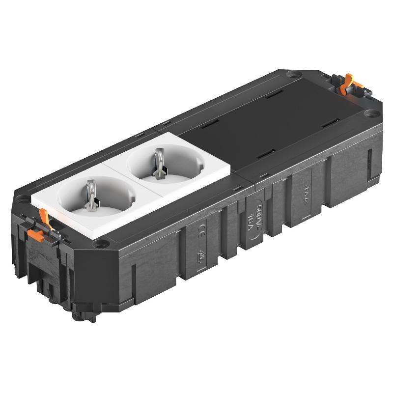 Коробка монтажная укомплектованная UT4 GST18i (2 розетки + 2 заглушки) | 7404674 | OBO Bettermann — OBO Bettermann