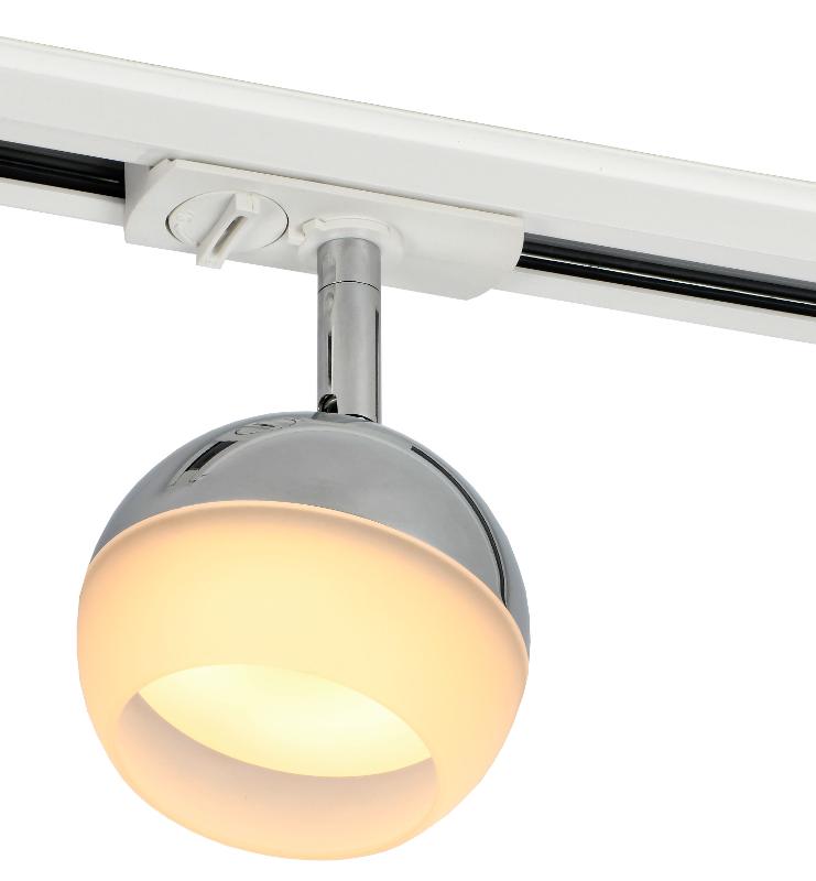 Светильник 4118 декоративный трековый поворотный GX53 хром  | LT-USB0-4118-GX53-1-K23 | IEK — миниатюра 2
