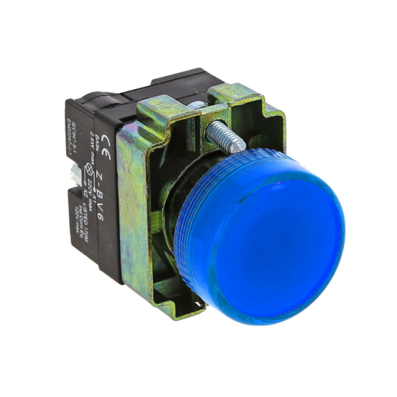 Лампа сигнальная BV66 синяя EKF PROxima | xb2-bv66 | EKF — фото 1 | Sento