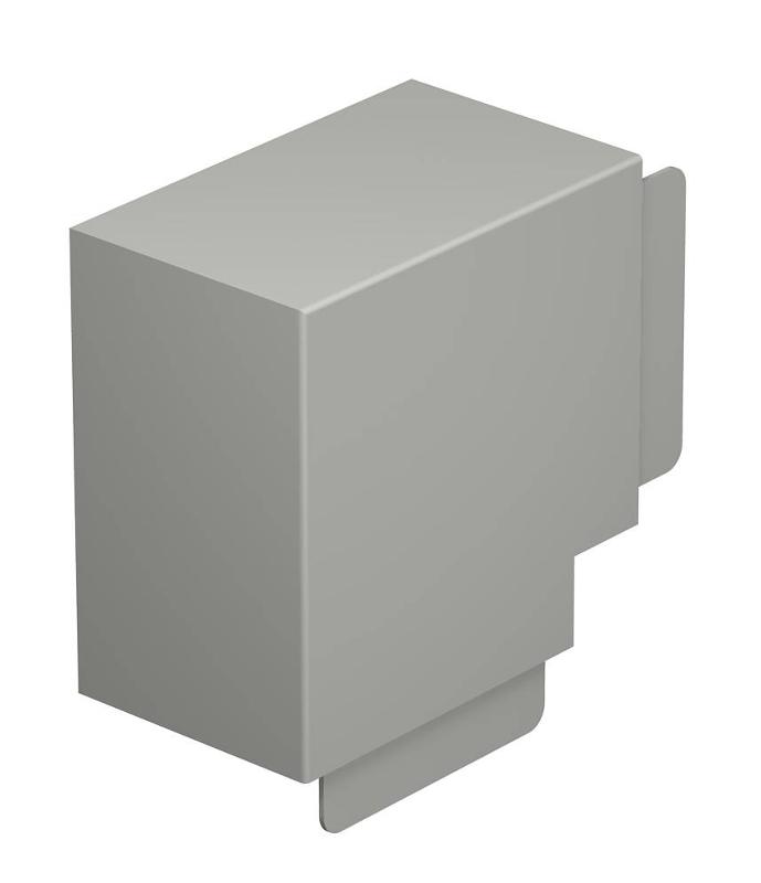 Крышка плоского угла кабельного канала WDK 100x130 мм (ПВХ,серый) (WDK HF100130GR) | 6024637 | OBO Bettermann — OBO Bettermann