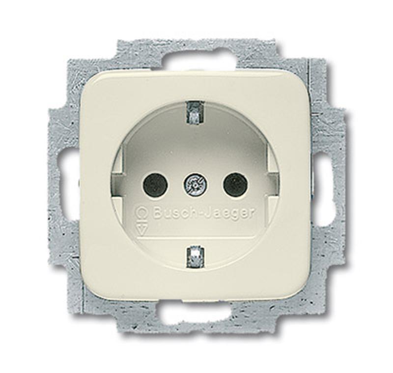 Розетка SCHUKO 16А 250В, серия Busch-Duro 2000 SI, цвет слоновая кость | 2011-0-3788  | 2CKA002011A3788 | ABB — ABB