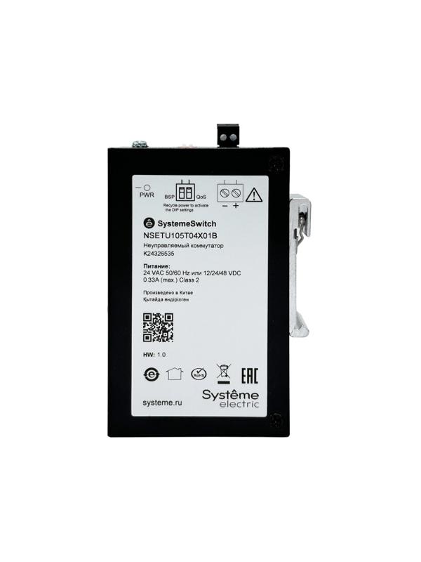 Неуправляемый промышленный коммутатор Ethernet, 4x10/100BaseT, 1x100BaseX SFP | NSETU105T04X01B | SE — миниатюра 3