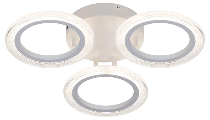 Светильник потолочный светодиодный  Модерн Ring CLL-1-39 WH без ДУ 39W 4000К белый | Б0069742 | ЭРА — миниатюра 1