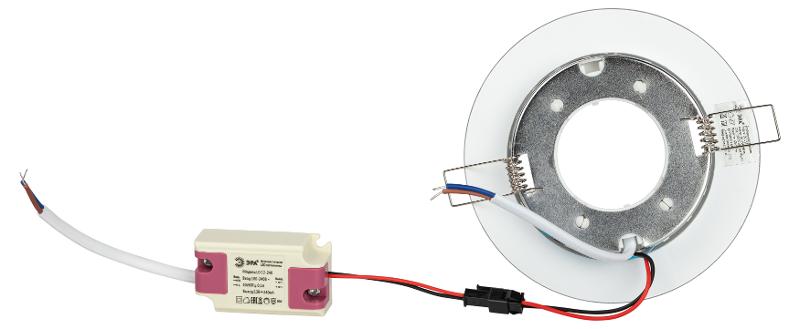 Cветильник встраиваемый со светодиодной подсветкой DK LD51 MR GX53 зеркальный | Б0057467 | ЭРА — миниатюра 3