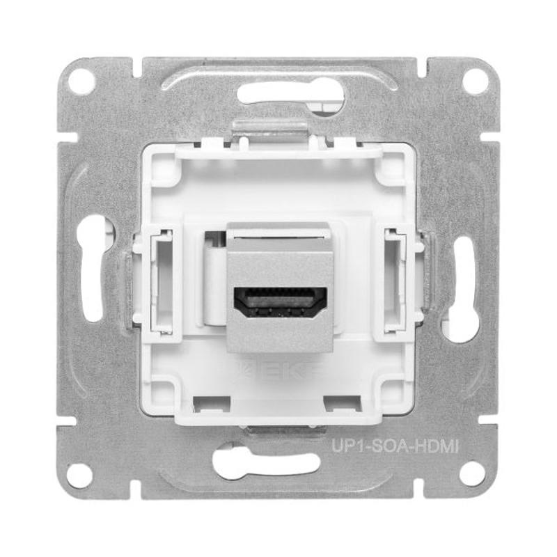 Механизм розетки HDMI, алюминий Эпика EKF | UP1-SOA-HDMI | EKF — миниатюра 7