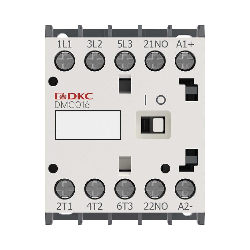 Миниконтактор YON DMC016 16A 7,5кВт AC3 3P кат. 220В AC 1НО | DMC016-3C10A230 | DKC — миниатюра 2