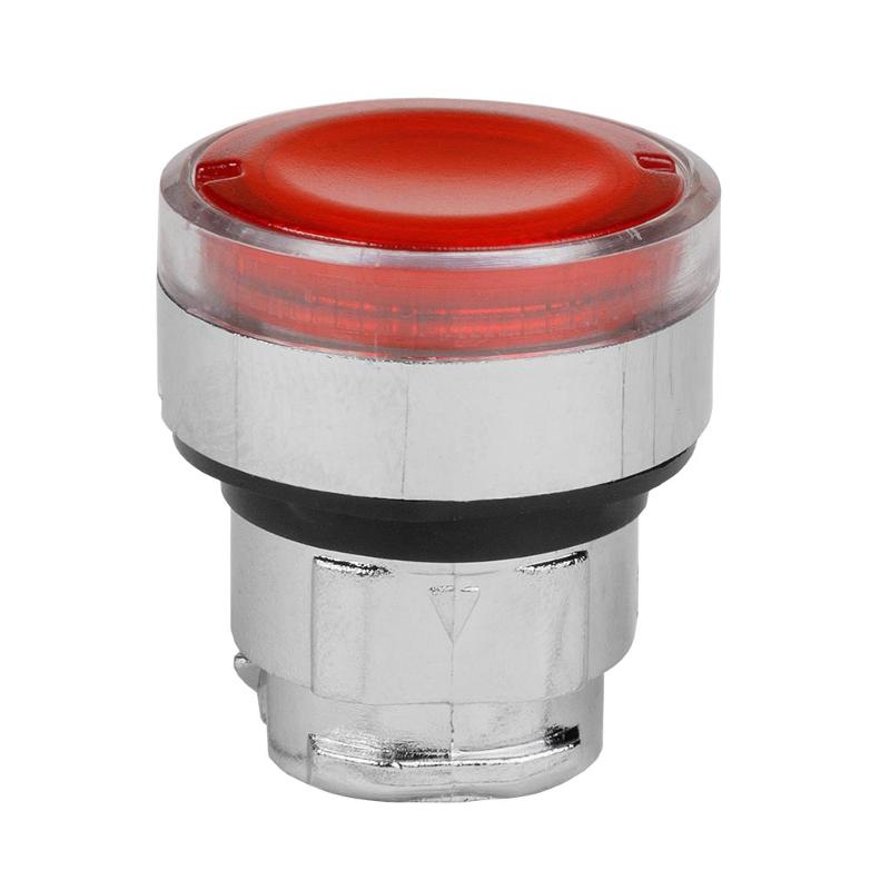 Головка кнопки OptiSignal D22 A4-PL-4 с подсветкой красная металл ZB4BW343 |332258| КЭАЗ — фото 1 | Sento