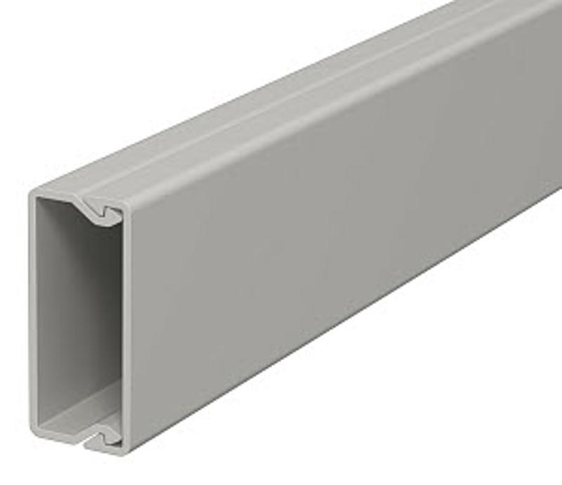 Мини-канал WDK с крышкой 15x40x2000 мм (высота борта 18 мм, крышка 40 мм) ПВХ серый RAL 7030 | 6025137 | OBO Bettermann — OBO Bettermann