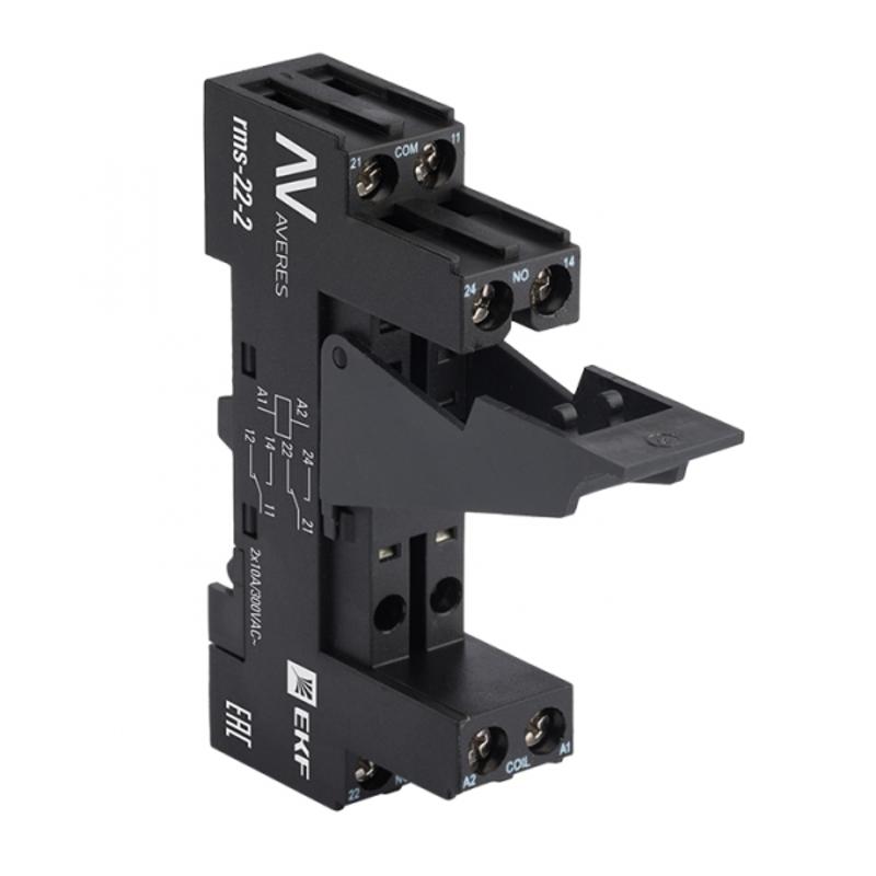 Разъем для реле РM slim 22/2 AVERES | rms-22-2 | EKF — EKF