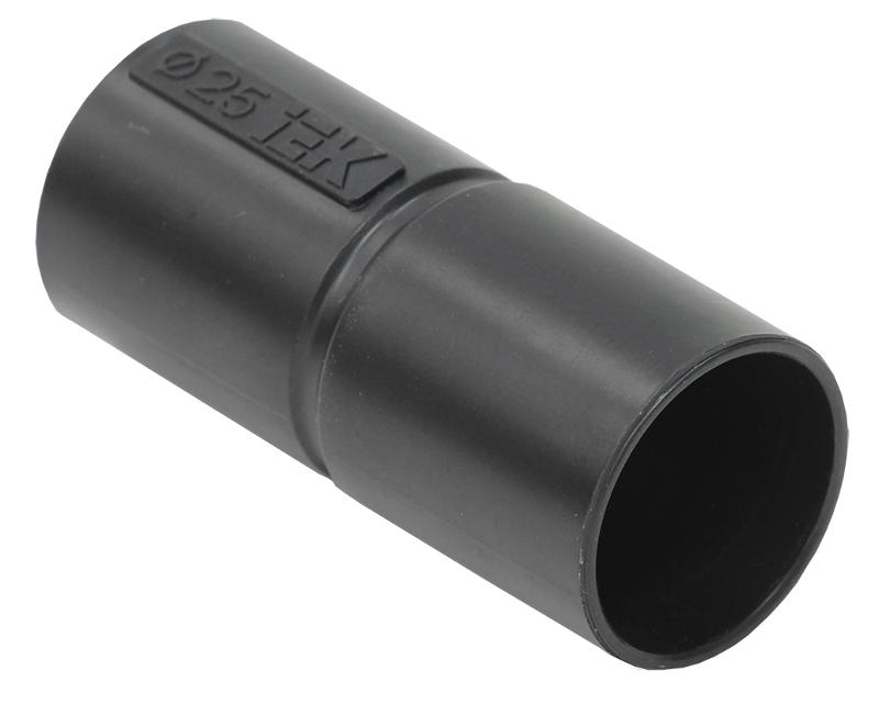 Муфта труба-труба GI25G  черный | CTA10D-GIG25-K02-050 | IEK — IEK (ИЭК)