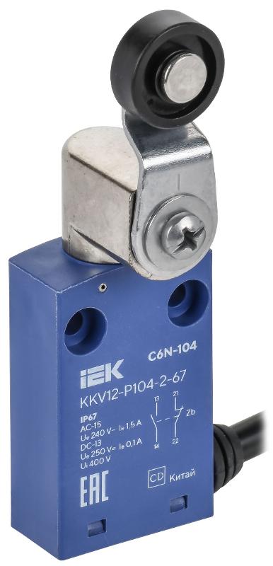Выключатель концевой C6N-104 рычаг с рол. IP67 | KKV12-P104-2-67 | IEK — IEK (ИЭК)