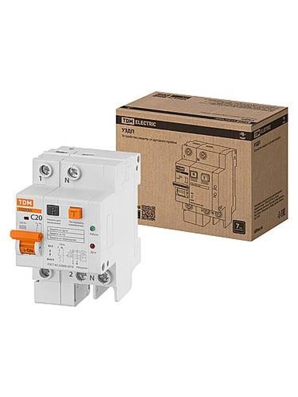 УЗДП с авт. выкл. 1P+N 20А 6кА х-ка С | SQ0227-0003 | TDM — TDM ELECTRIC