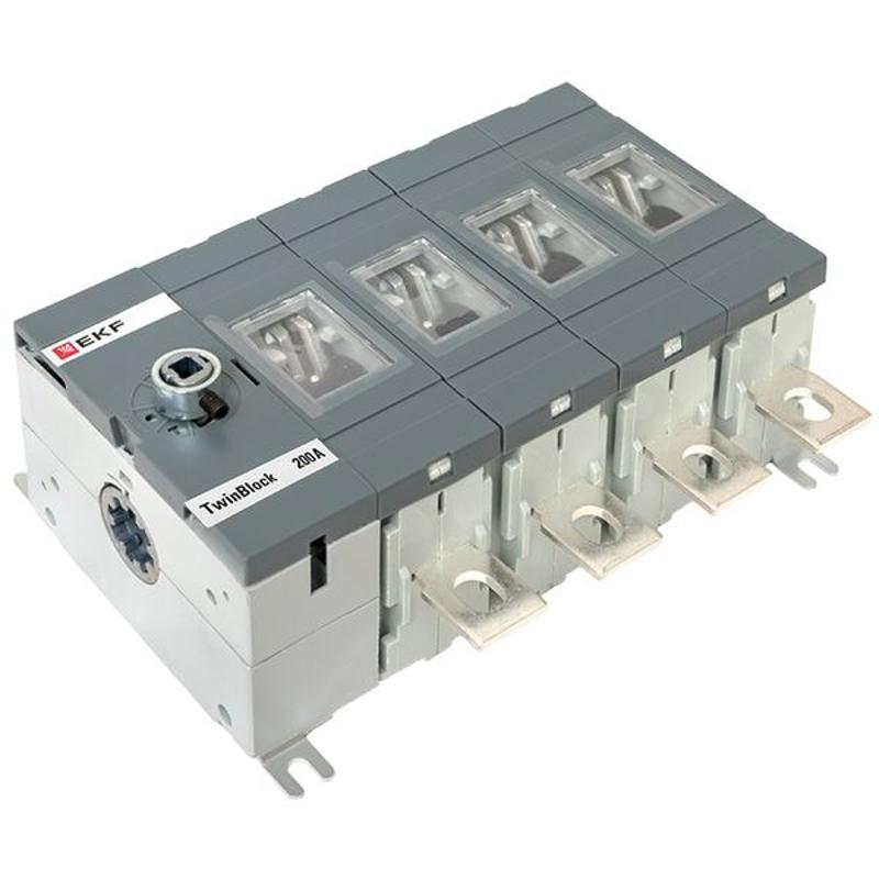 Рубильник 200A 4P без рукоятки управления TwinBlock | tb-s-200-4p | EKF — миниатюра 15