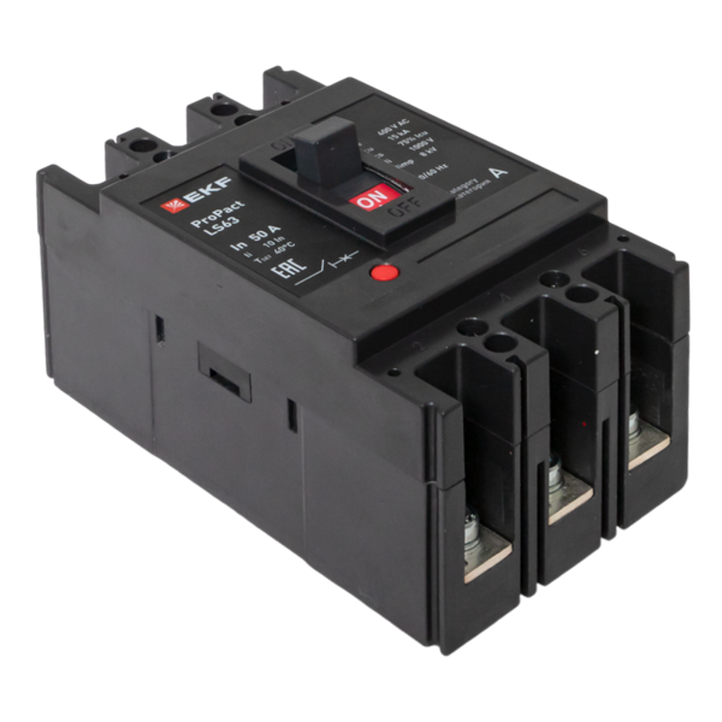 Выключатель автоматический LS63 15кА 3P 50А ProPact | mccb-63-15-3-50-ls | EKF — миниатюра 19