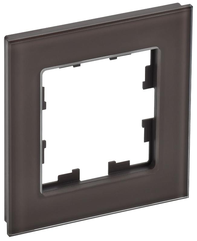 BRITE Рамка 1-ая РУ-1-2-БрТБ стекло темная бронза | BR-M12-G-K45 | IEK — IEK (ИЭК)