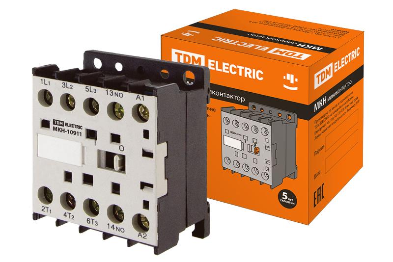 Миниконтактор МКН-10611 9А 400В 1НЗ | SQ0736-0018 | TDM — TDM ELECTRIC