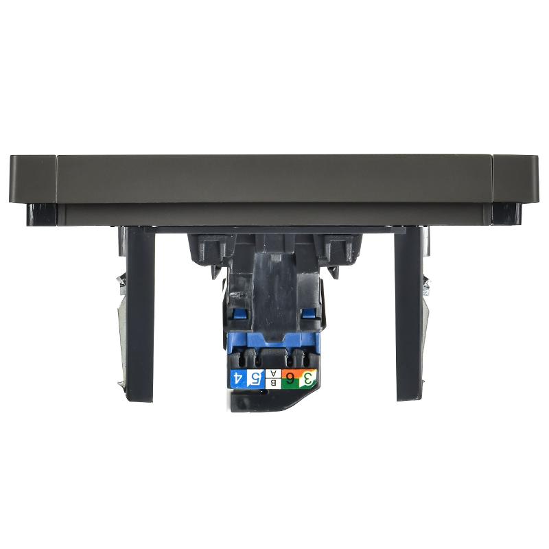FORTE&PIANO Розетка комп. RJ45 кат.6 FP331 серый | FP-K10-2-K03 | IEK — миниатюра 5