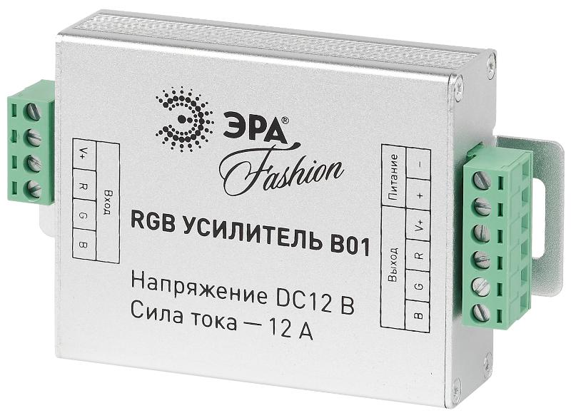 Усилитель сигнала для контроллеров на 12V RGBpower-12-B01 | Б0008060 | ЭРА — миниатюра 1